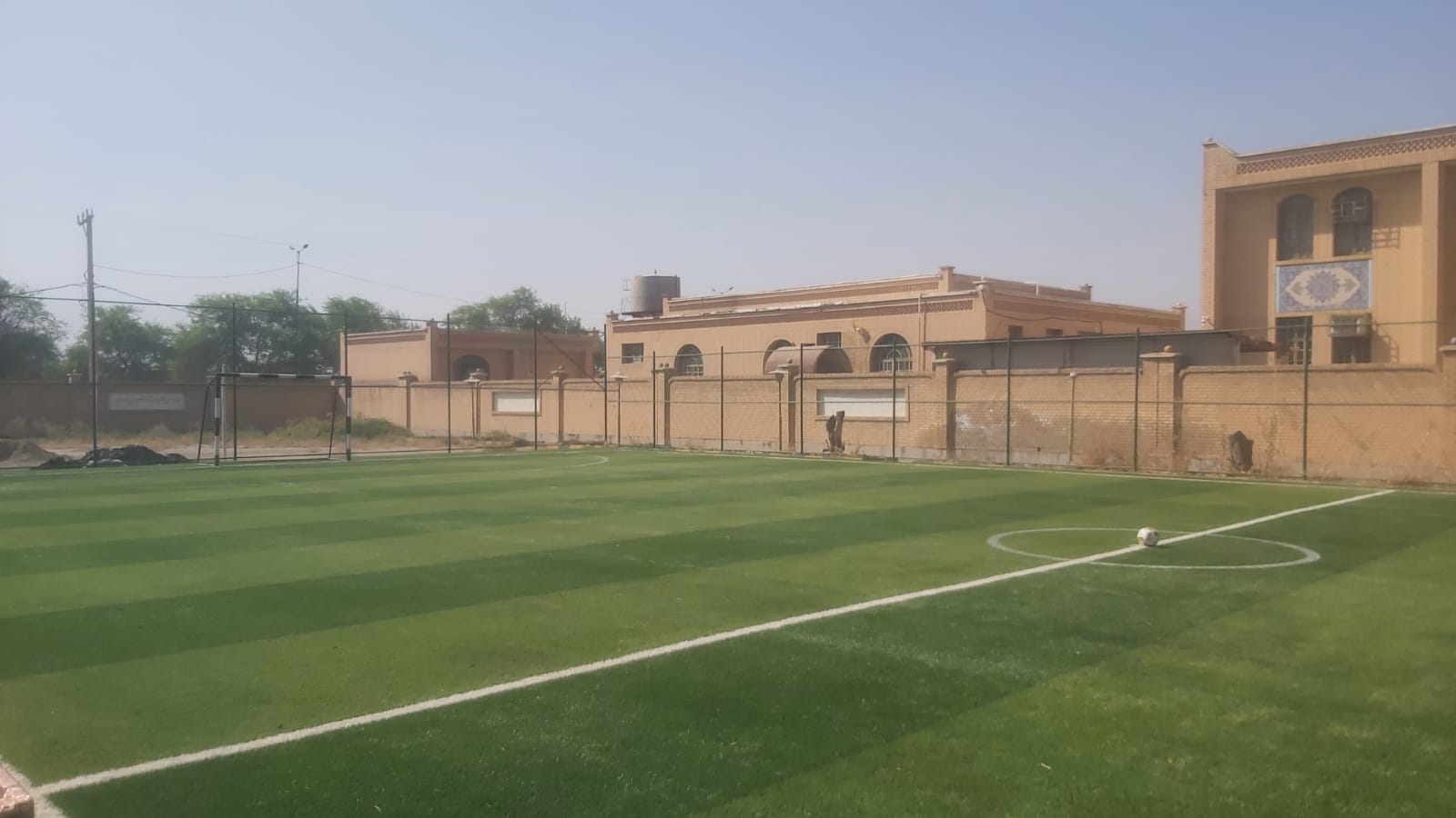 ‍ همزمان با هفته دولت و در راستای نهضت ملی ایجاد فضاهای ورزشی در مدارس؛