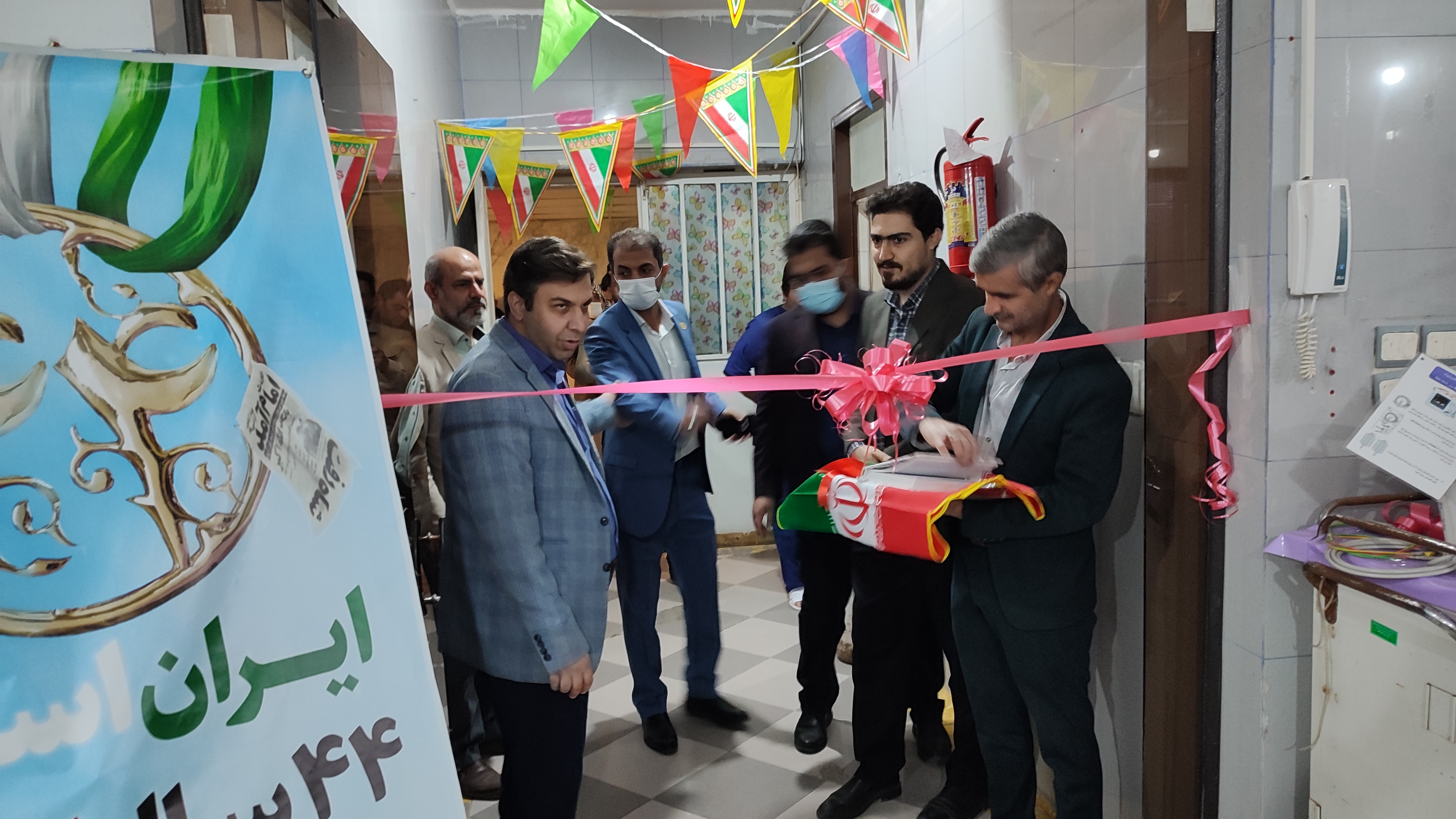  آیین افتتاح طرح توسعه بخش اورژانس و همودیالیز بیمارستان نظام مافی شوش