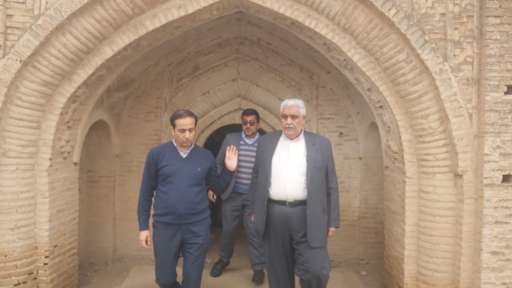 بازدید فرماندار کرخه و هیات همراه از آرامگاه سید احمد تفاخ کبیر